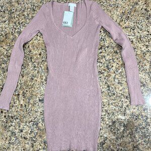 H&M Ribbed Pink top Size S (Women's)